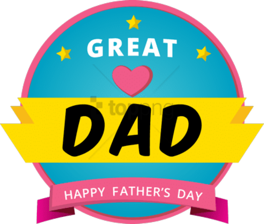 Gratis vaders dag stickers PNG