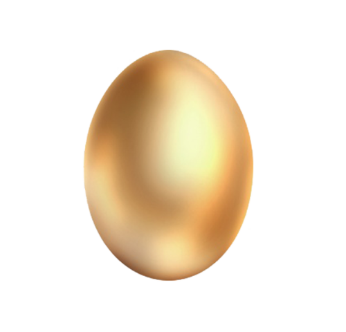 Golden Egg PNG Unduh Gambar