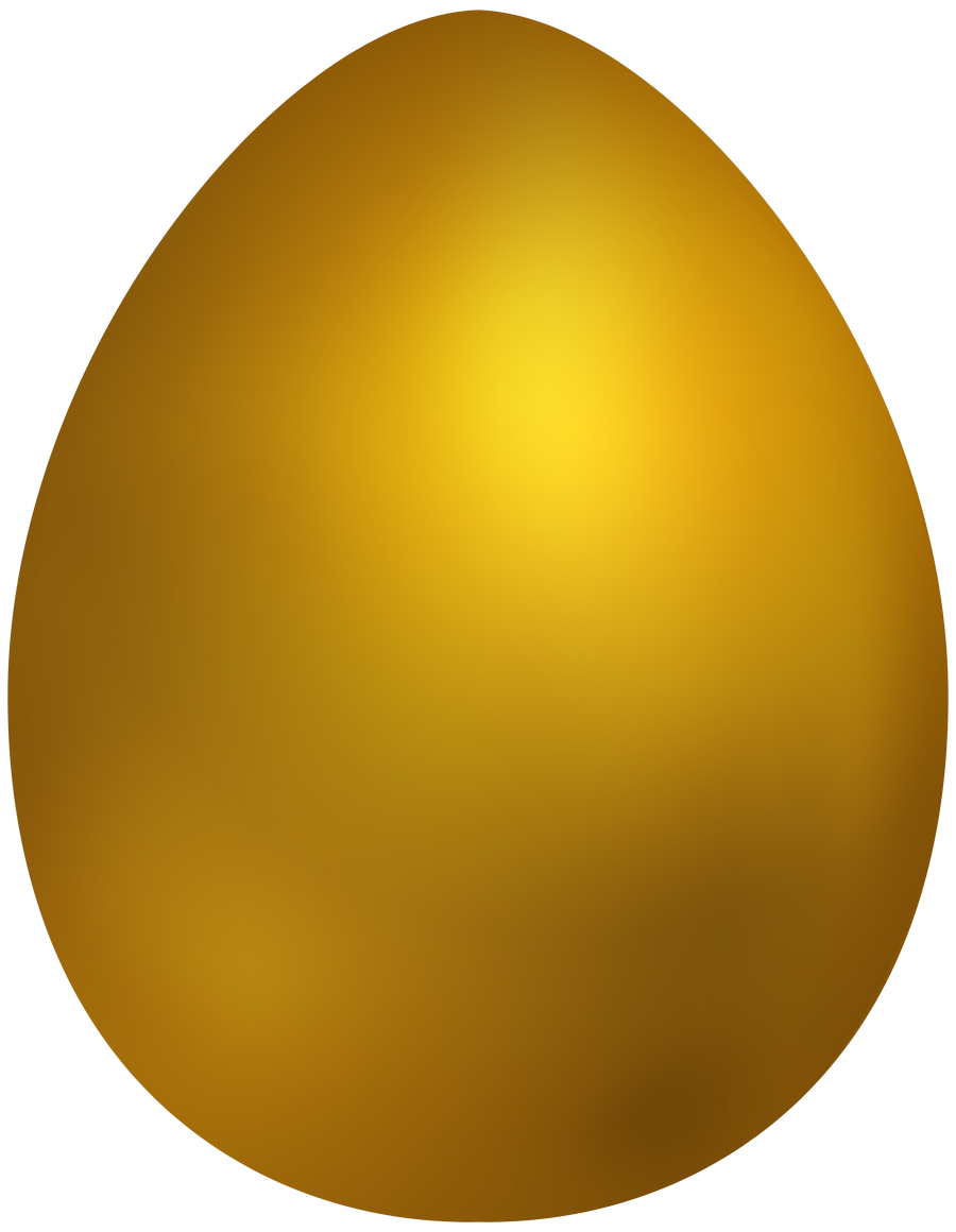 البيض الذهبي صورة شفافة