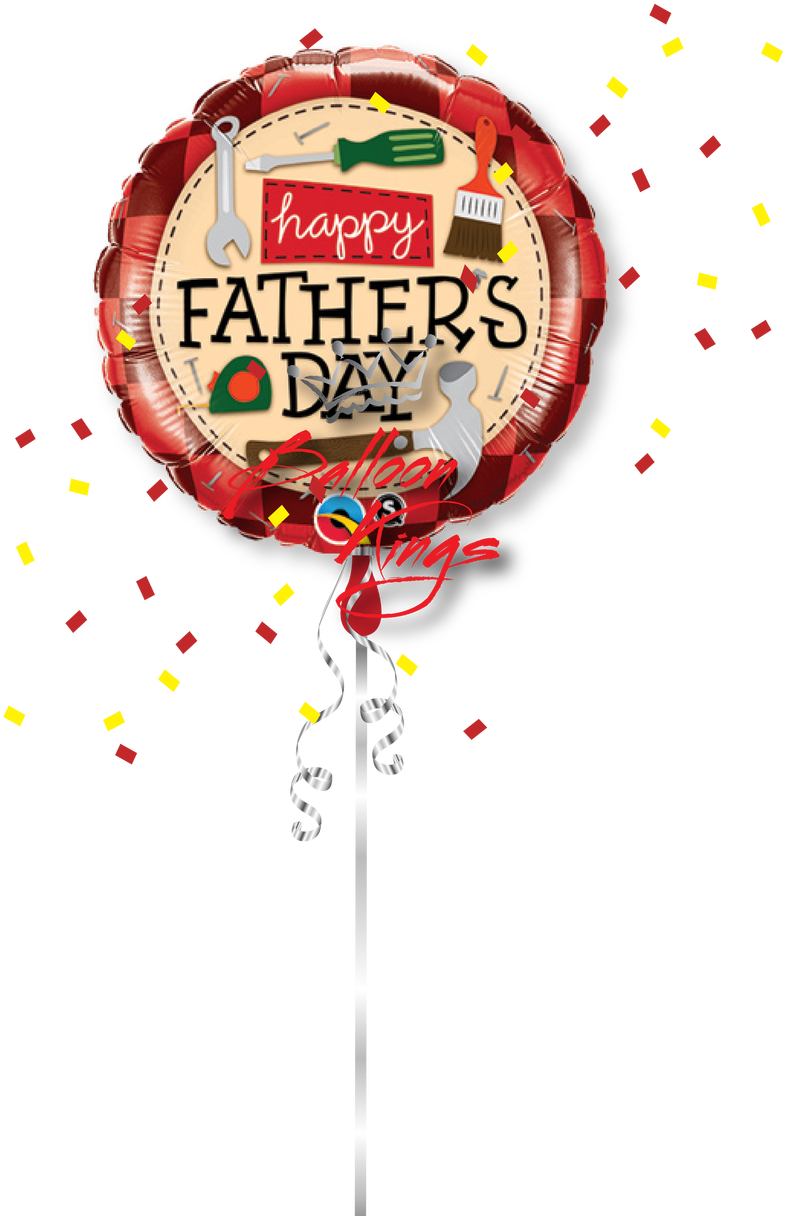 Feliz Dia dos Pais Ferramentas Balões PNG