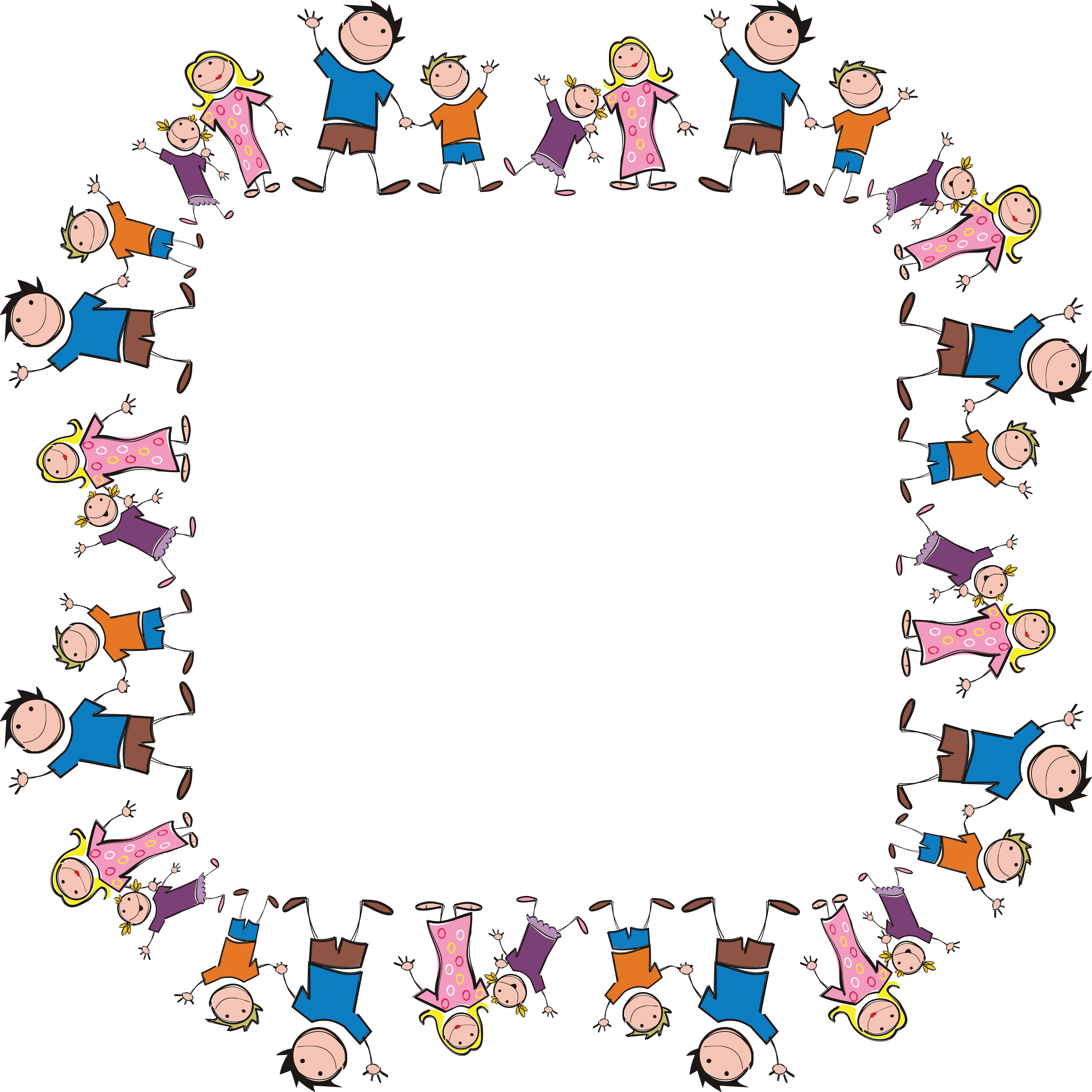 Library Of Mixed Family Reunion Border Transparent PNG