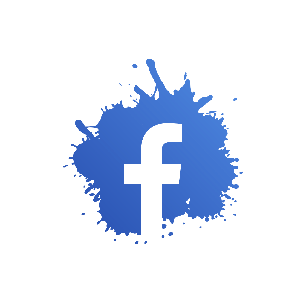 Splash Facebook Icon X PNG