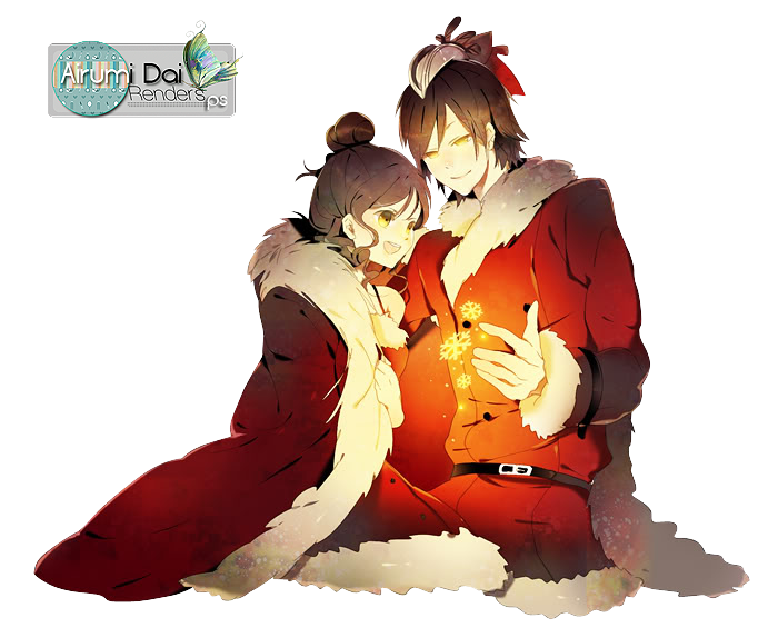 Anime kerst PNG Foto