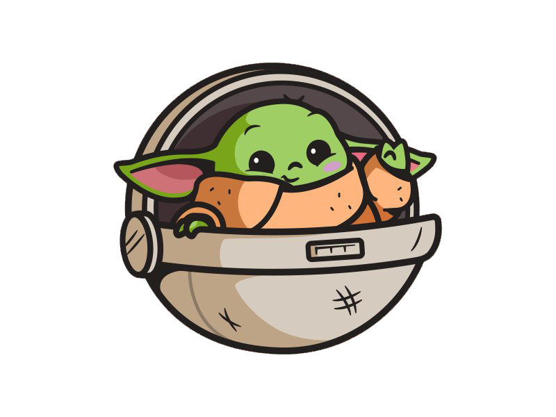Baby yoda christmas PNG Download Afbeelding