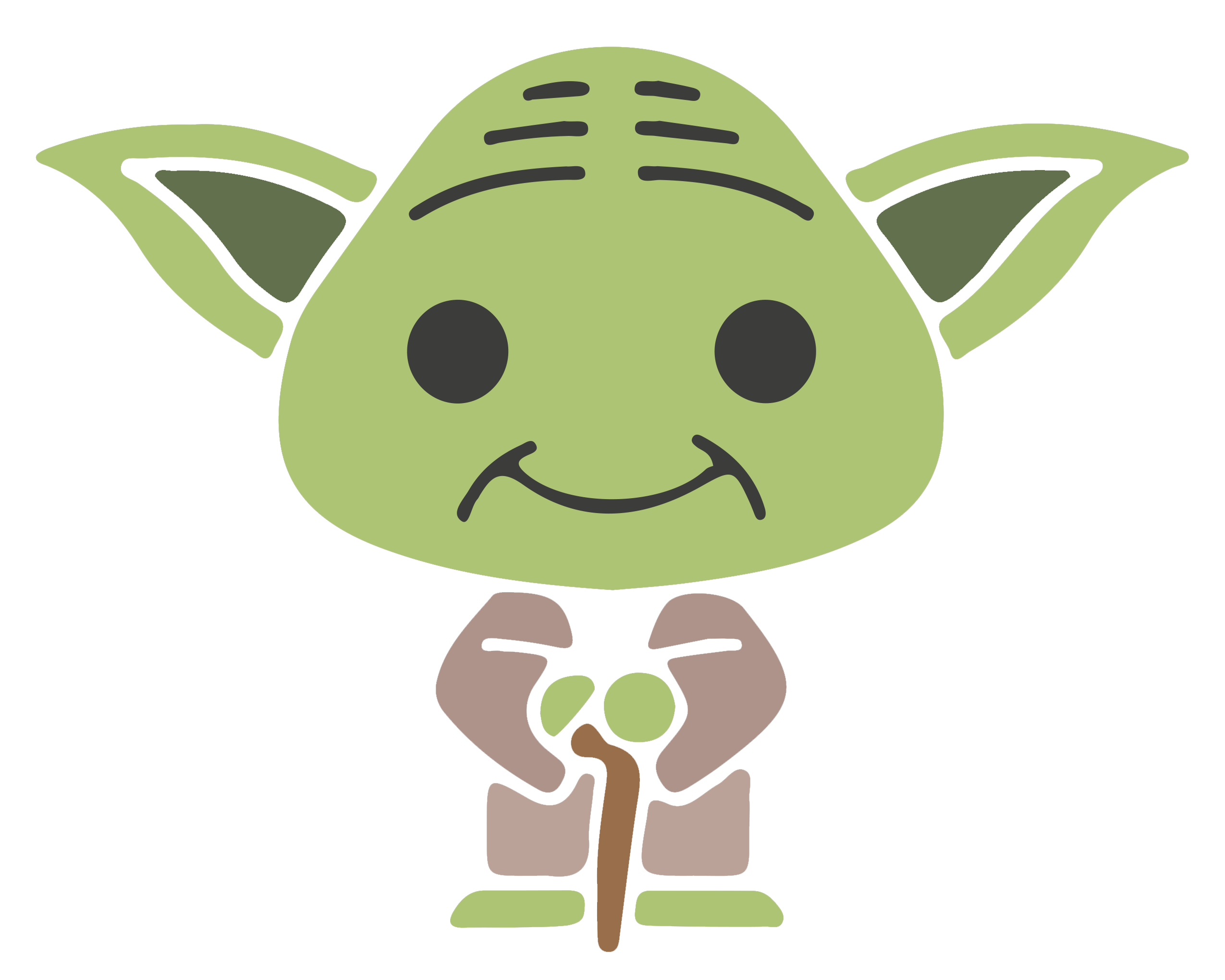 Baby Yoda Kerst PNG Pic HQ