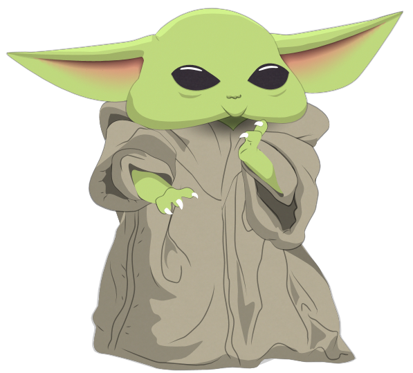 Baby Yoda Christmas Transparent Image