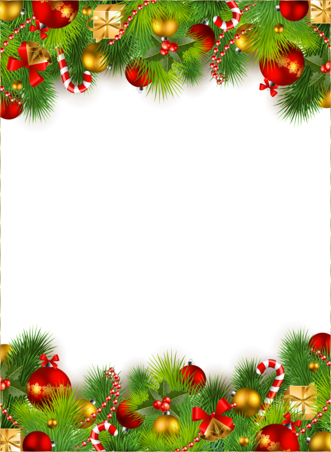 Christmas Frame PNG Image HQ