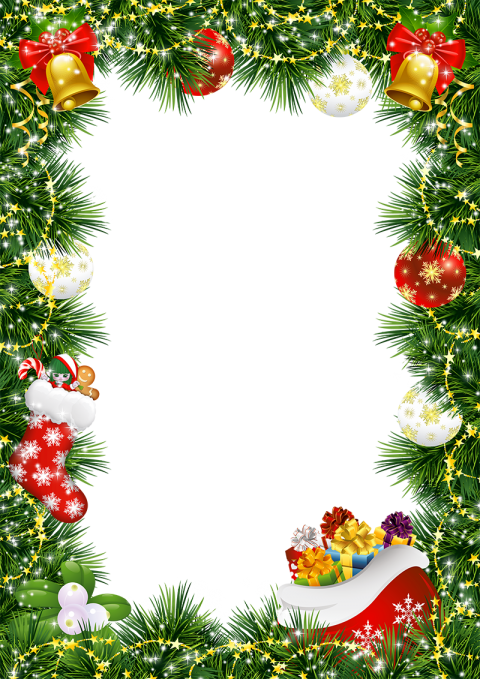 Weihnachtsrahmen PNG Pic HQ