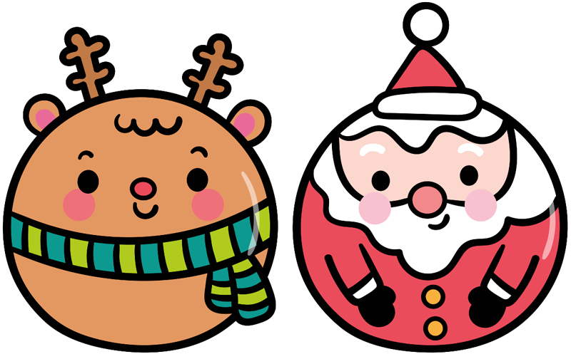 Cute Christmas PNG Image