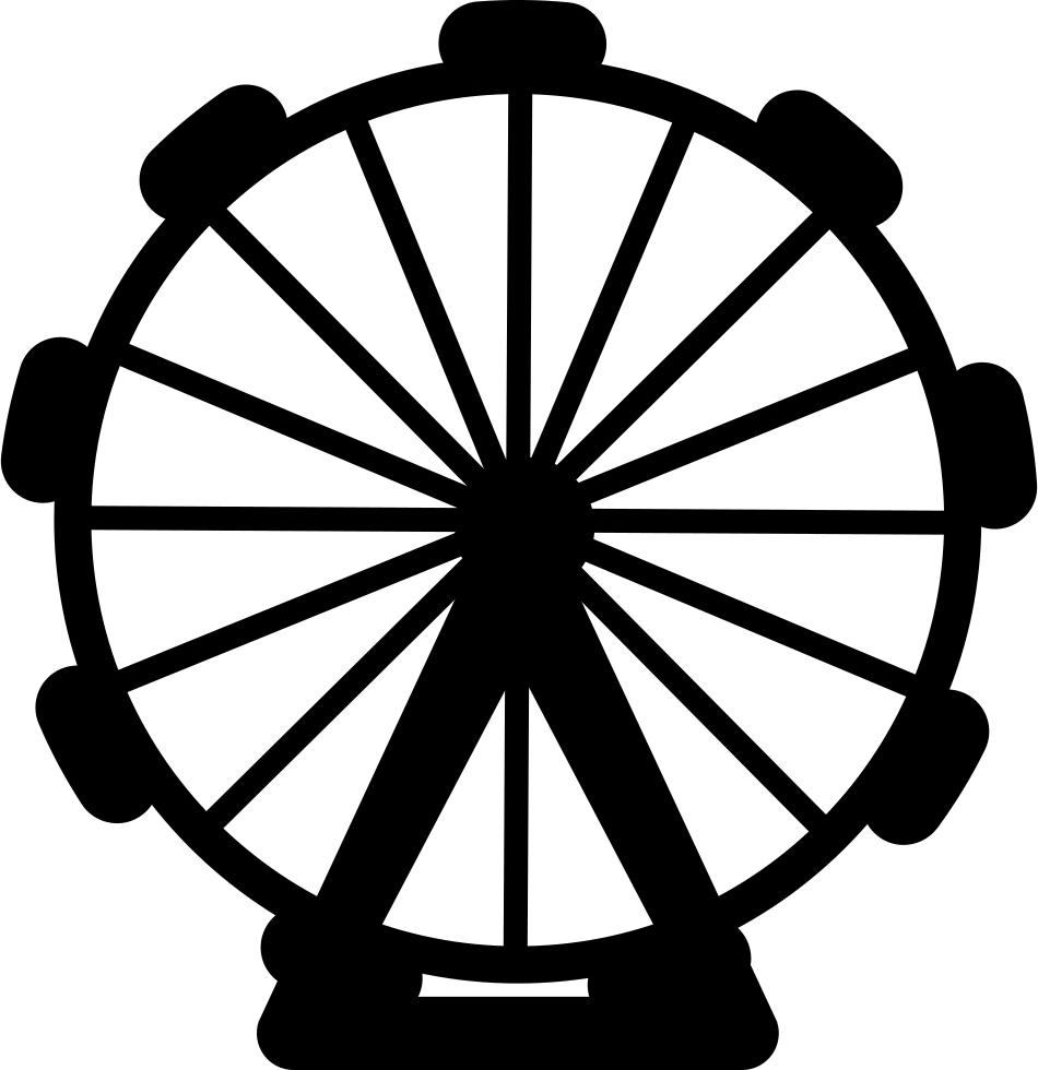 Ferris Wheel Silhouette PNG HQ Picture
