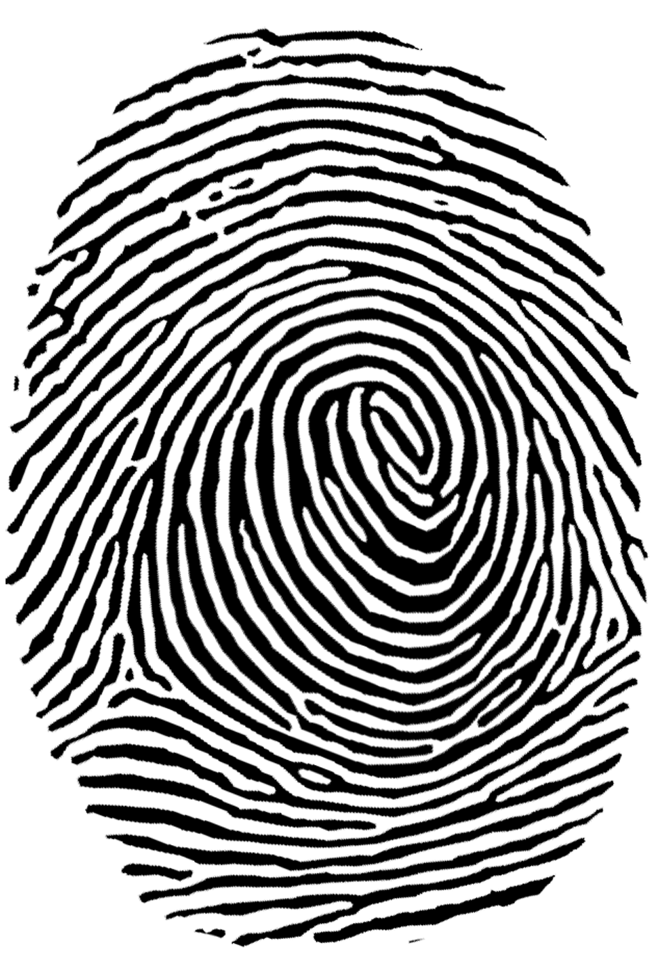 Fingerprint Silhouette Free PNG HQ Image