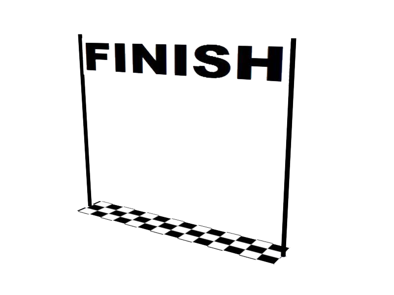 Finish Line-vlag PNG HQ Picture