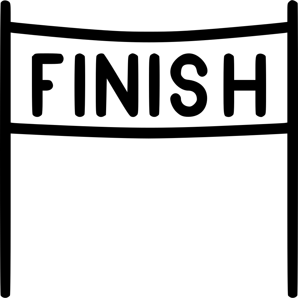 Finish Line PNG-Afbeelding