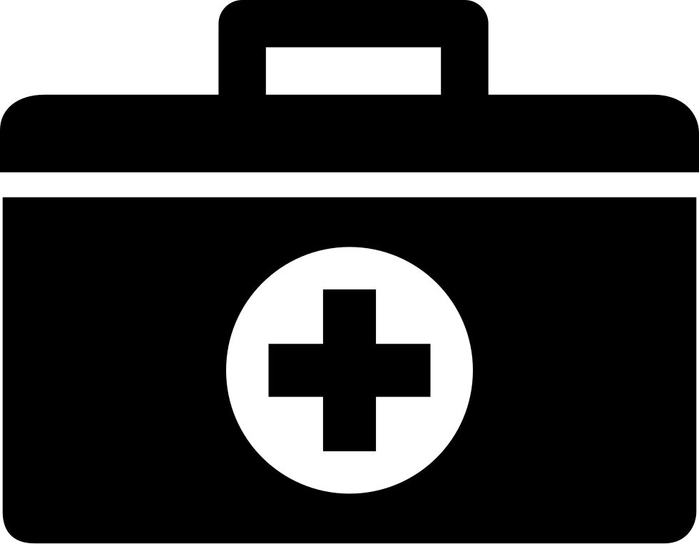 First Aid Kit Silhouette PNG Pic