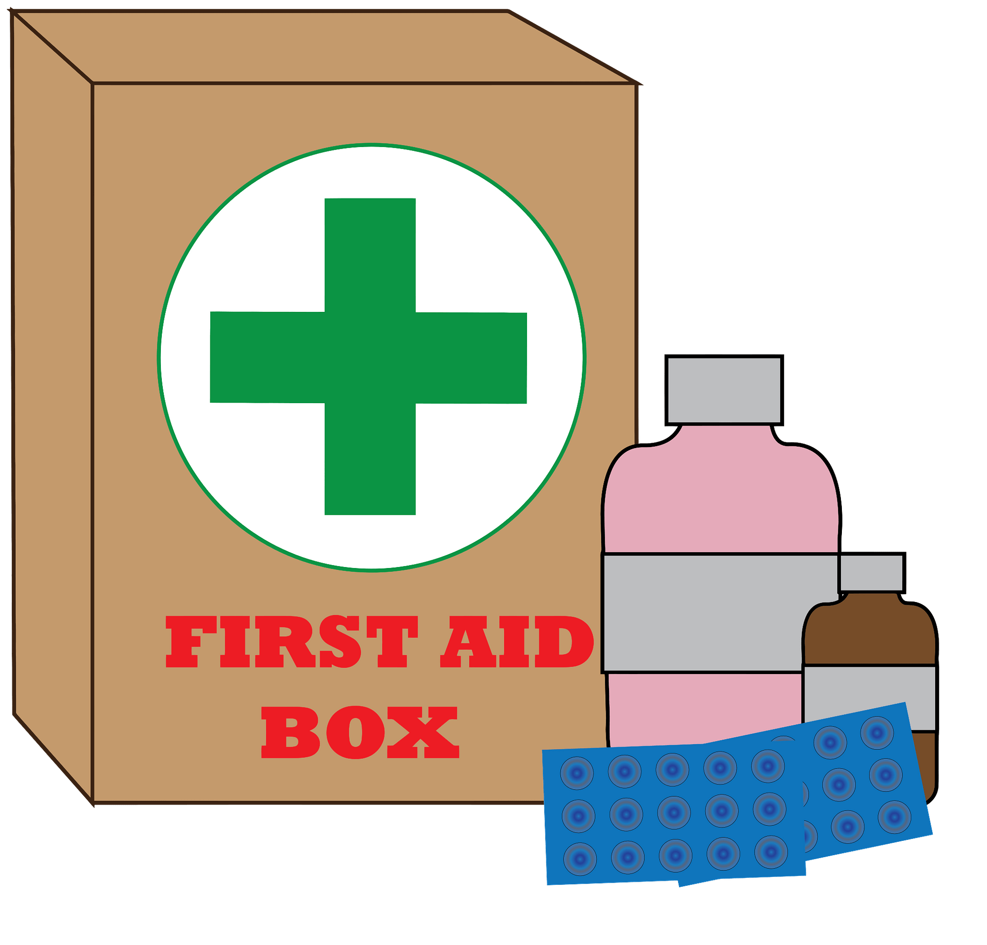 First Aid Kit Vector PNG Image
