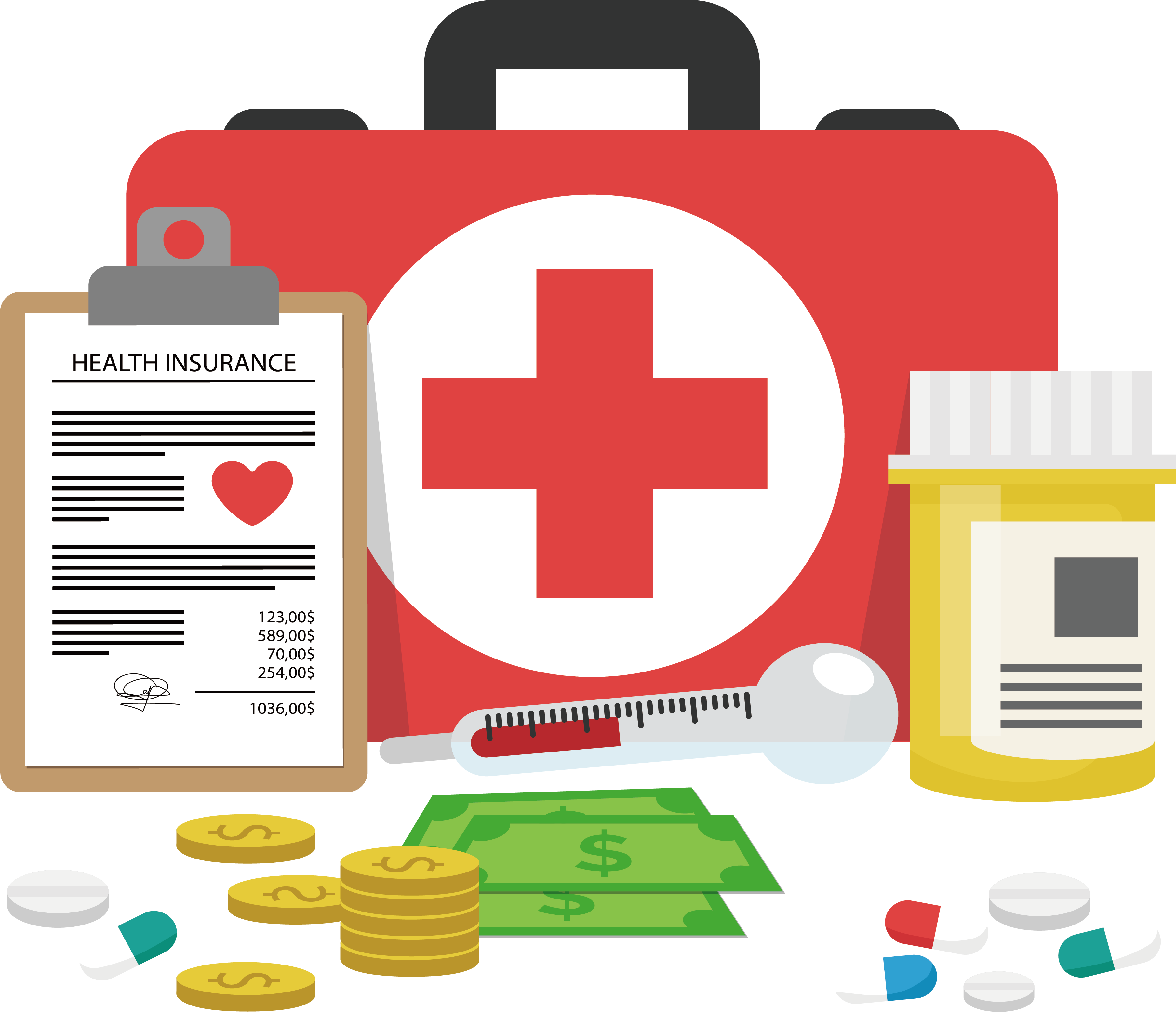 First Aid Kit Vector PNG Pic