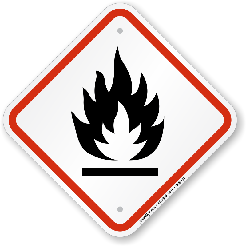 Signe inflammable PNG Pic HQ