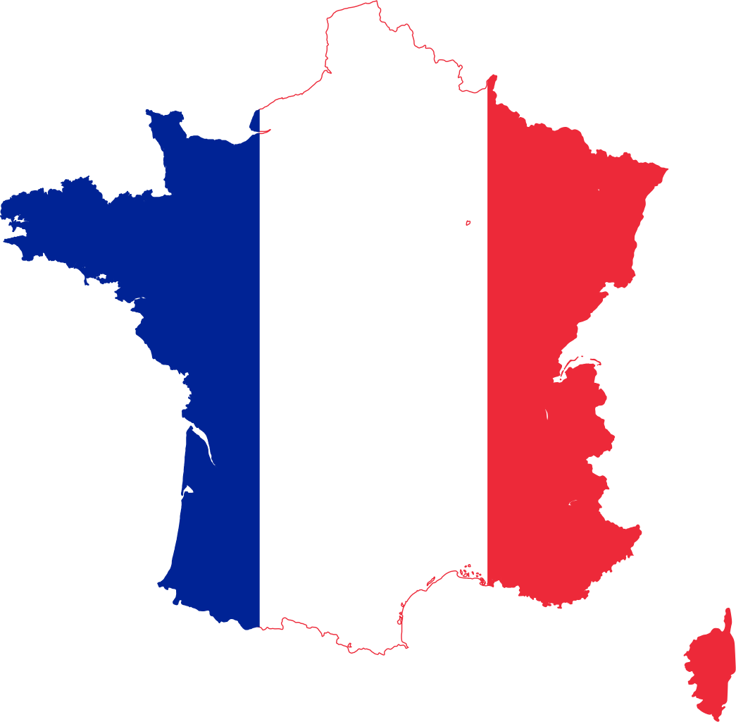 Bandiera della Francia PNG HQ foto