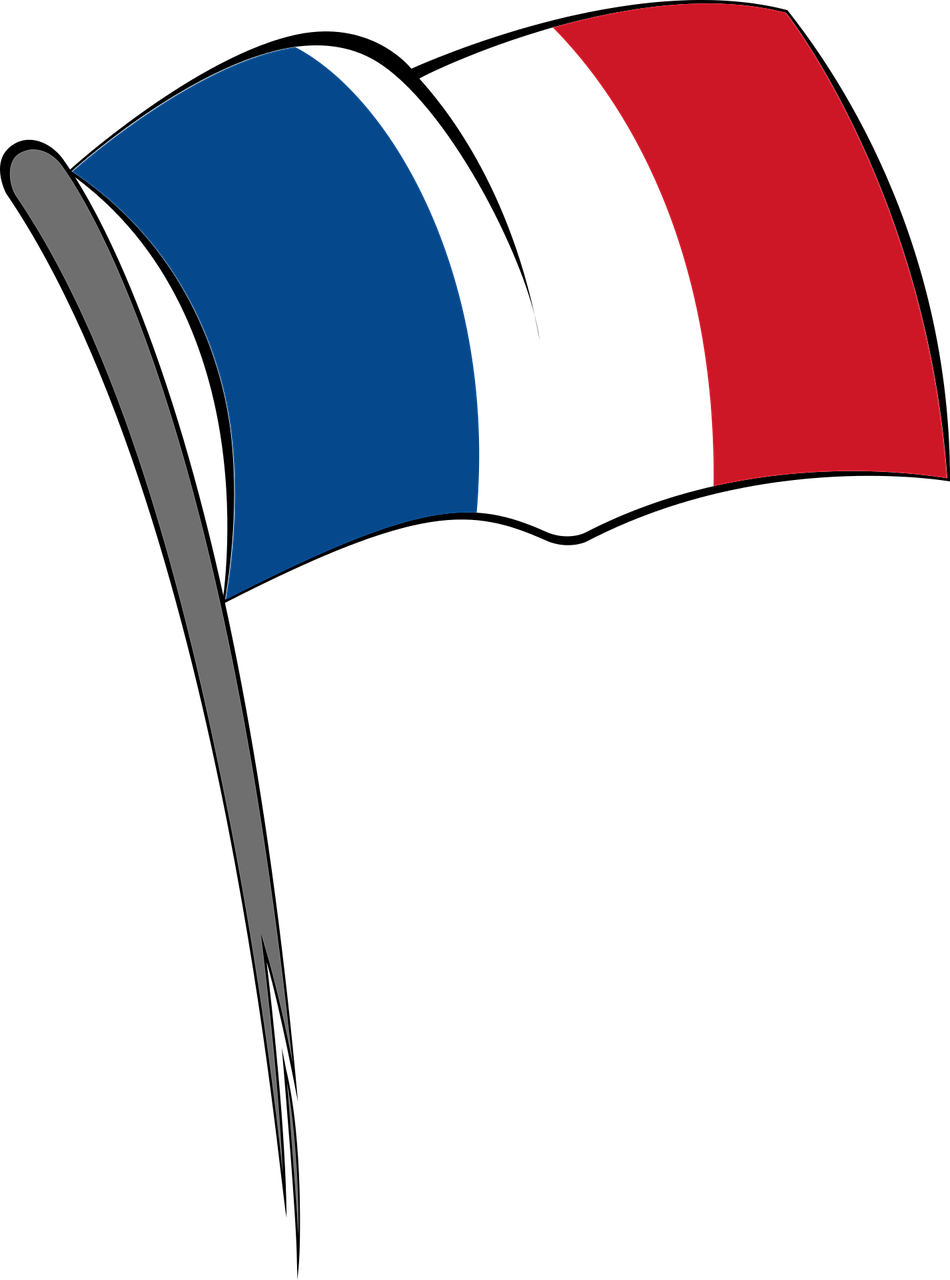 Francia bandera PNG hq Pic