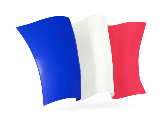France Flag صورة شفافة