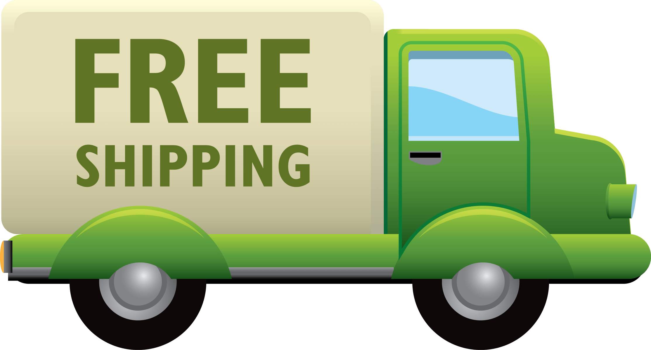 Free Shipping Truck PNG Download Image