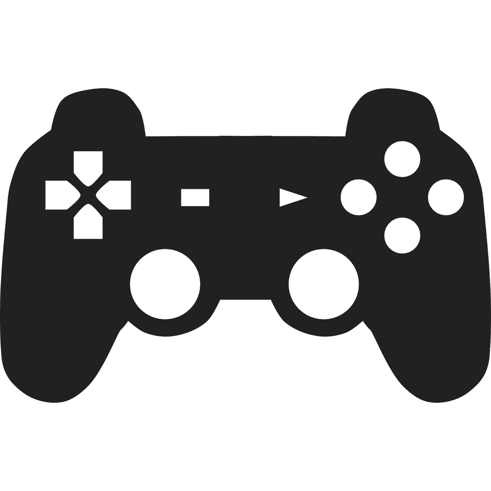 Game Controller Silhouette PNG HQ Photo