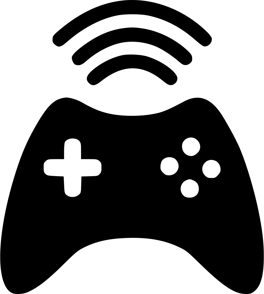 Game Controller Silhouette PNG Photo