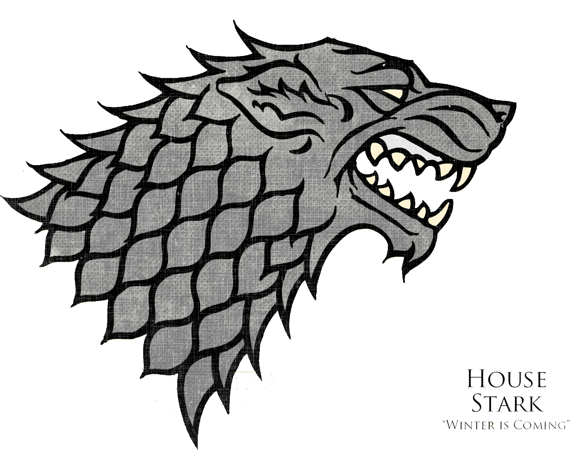 Game of Thrones House Stark PNG-Afbeelding