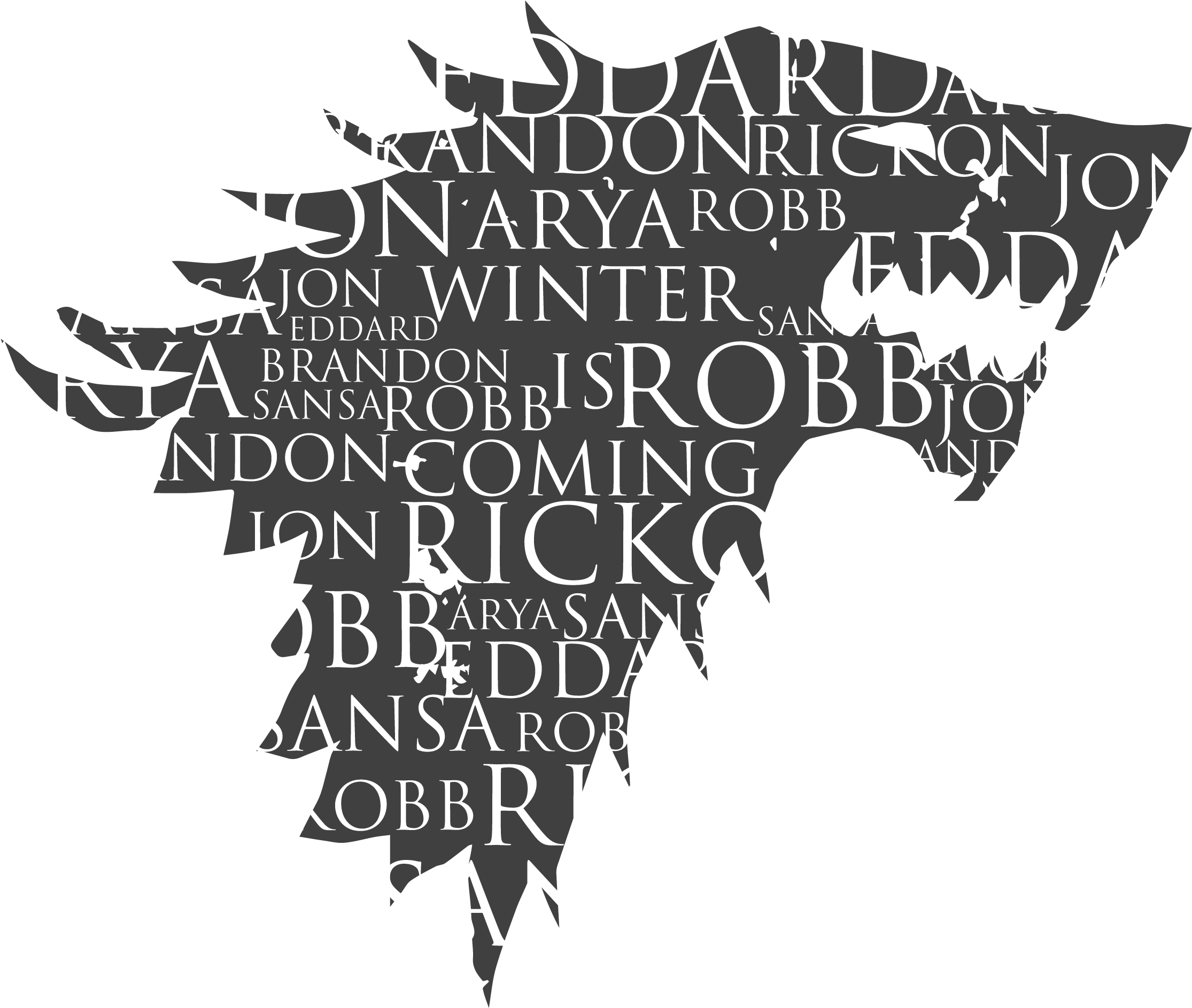 Game of Thrones House Stark PNG