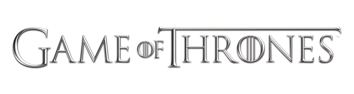 Game of Thrones logo gratis PNG immagine hq