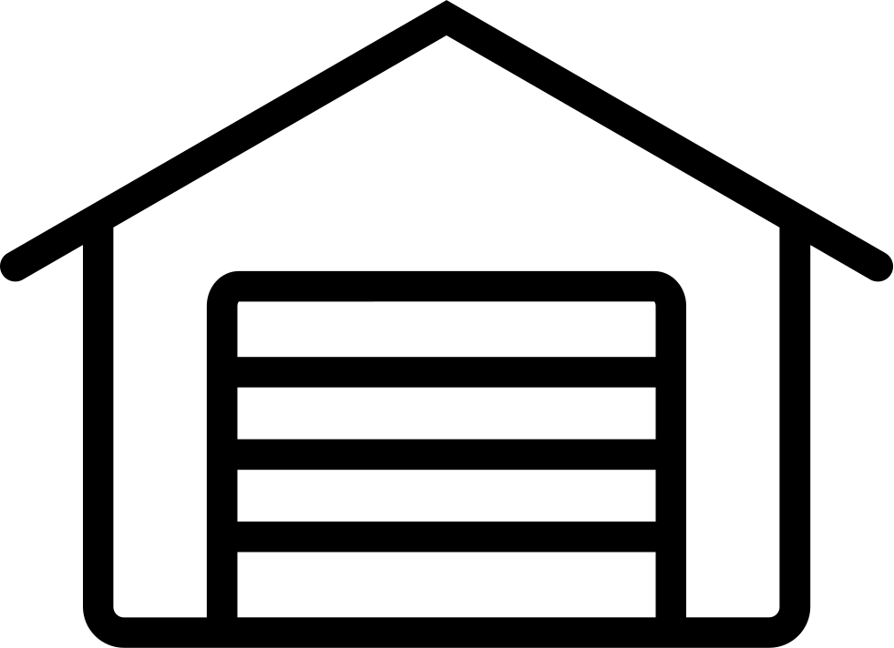 Garage Silhouette Free PNG HQ Image