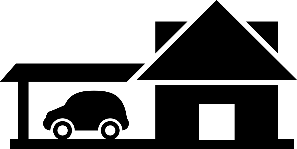 Garage Silhouette PNG Photo HQ