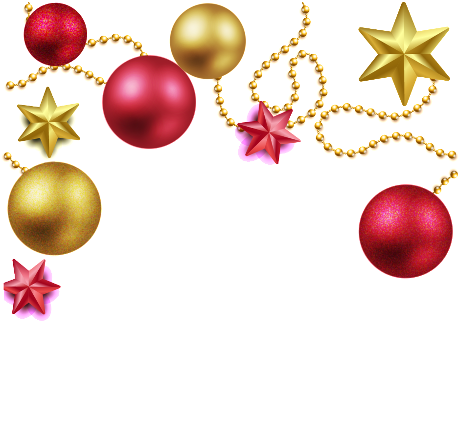 Gold Merry Christmas Decoration PNG HQ Photo