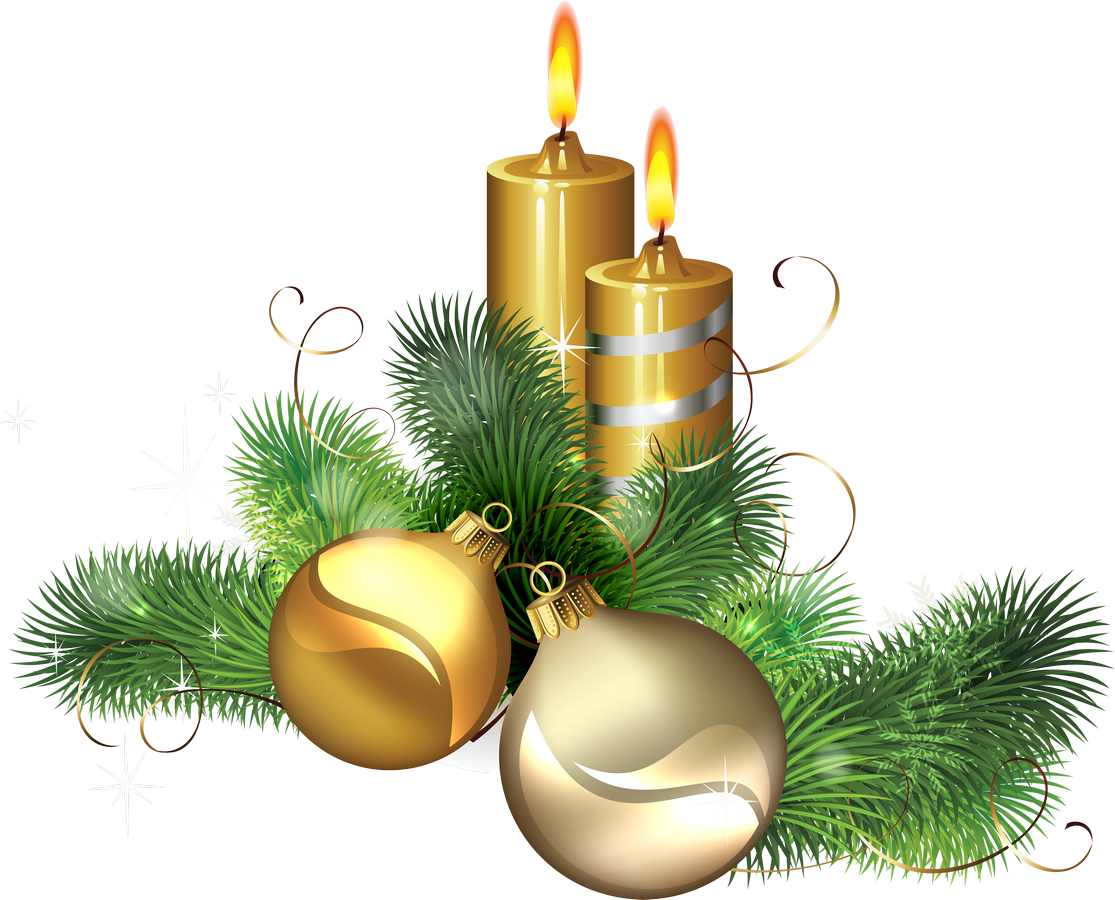 Gold Merry Christmas PNG Image