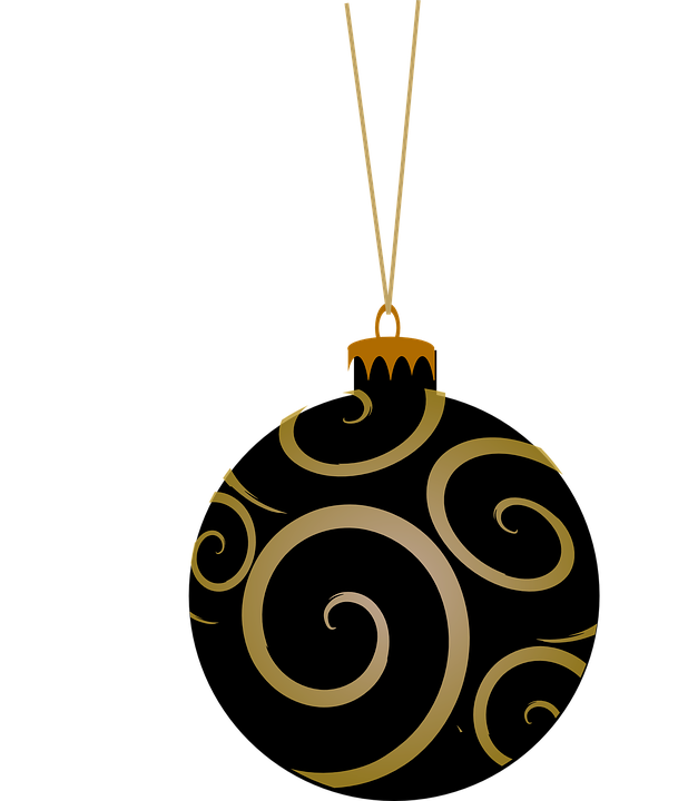 Gold Merry Christmas PNG Photo