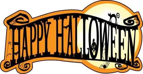 Halloween-banner PNG-Afbeelding HQ