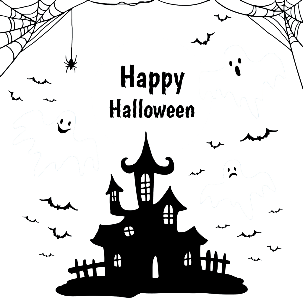 Halloween-banner PNG-Afbeelding