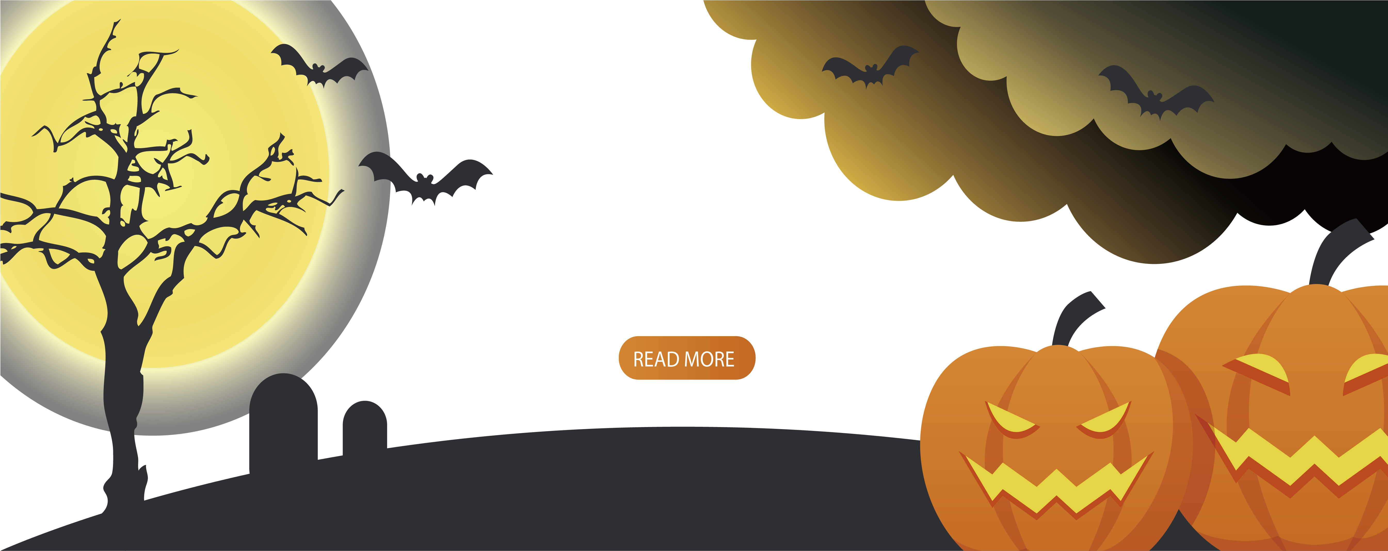 Halloween-banner PNG Photo HQ
