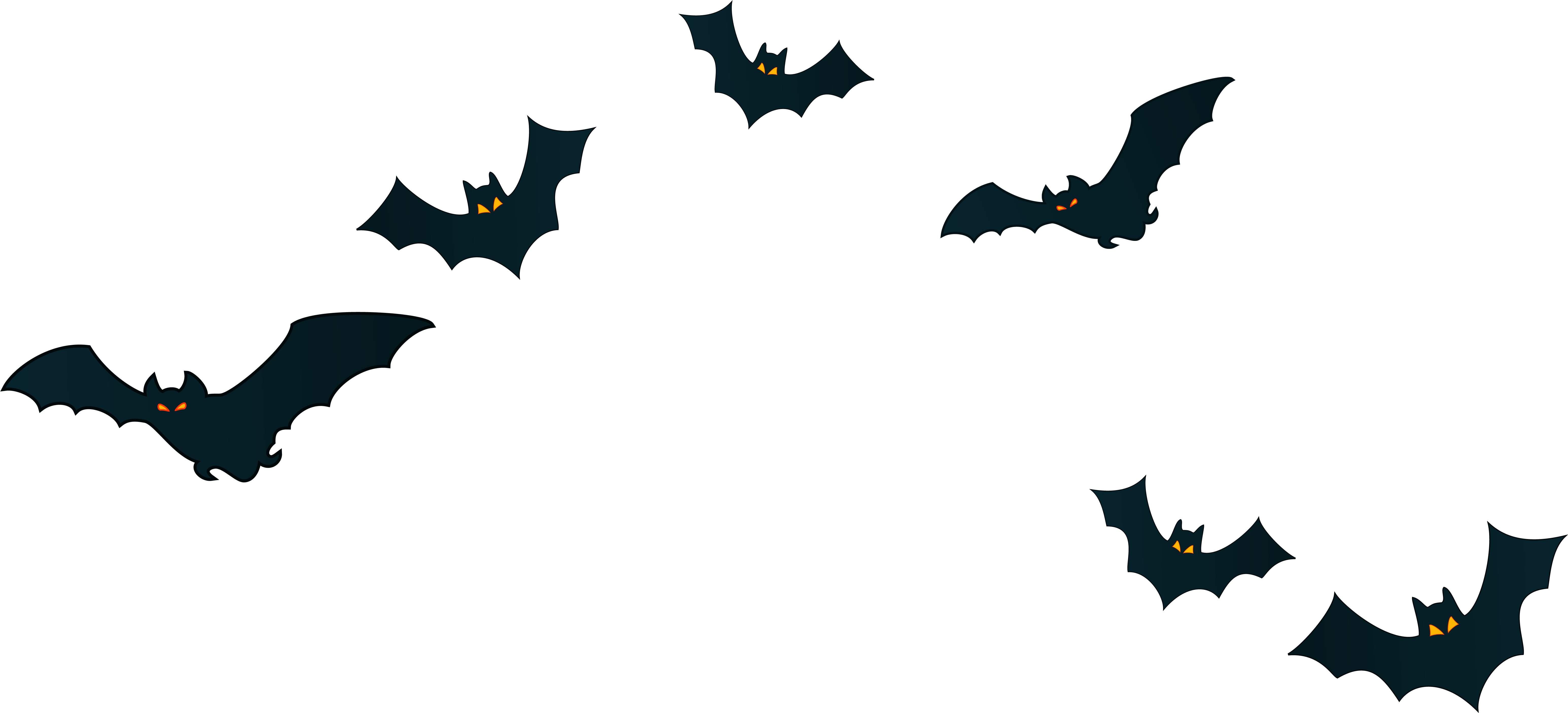 Halloween Bat Black Download PNG-Bild