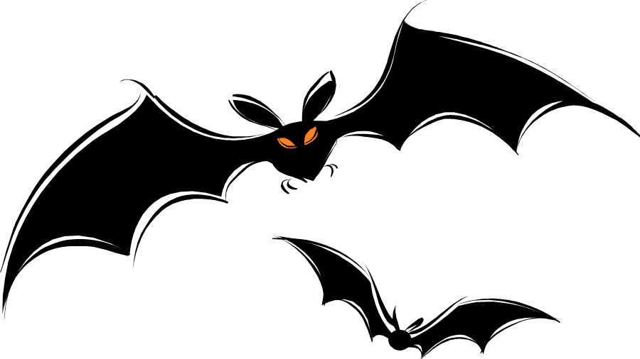 Halloween Bat Black PNG Download Image