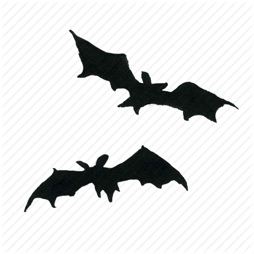 Halloween Bat Black PNG Picture