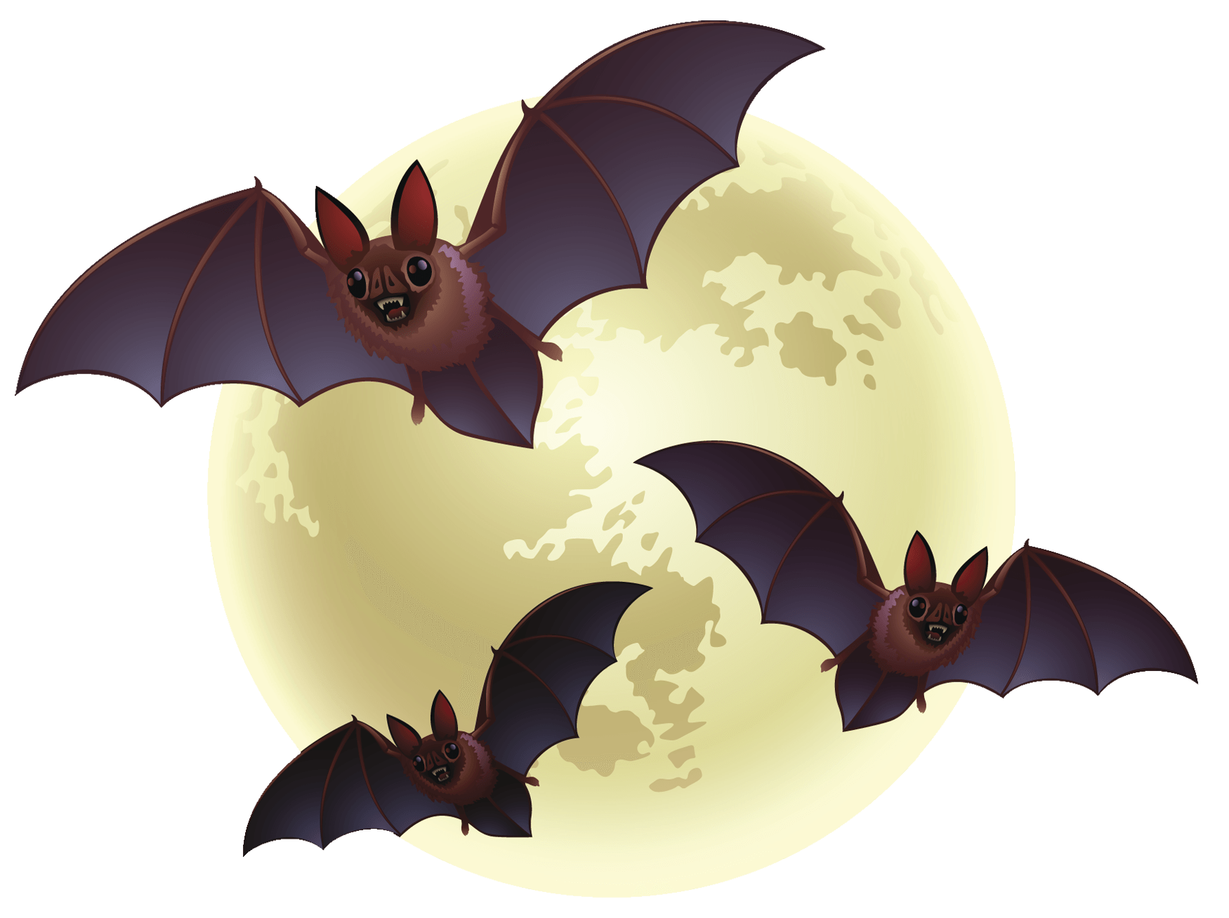 Halloween morcego lua PNG pg hq Pic