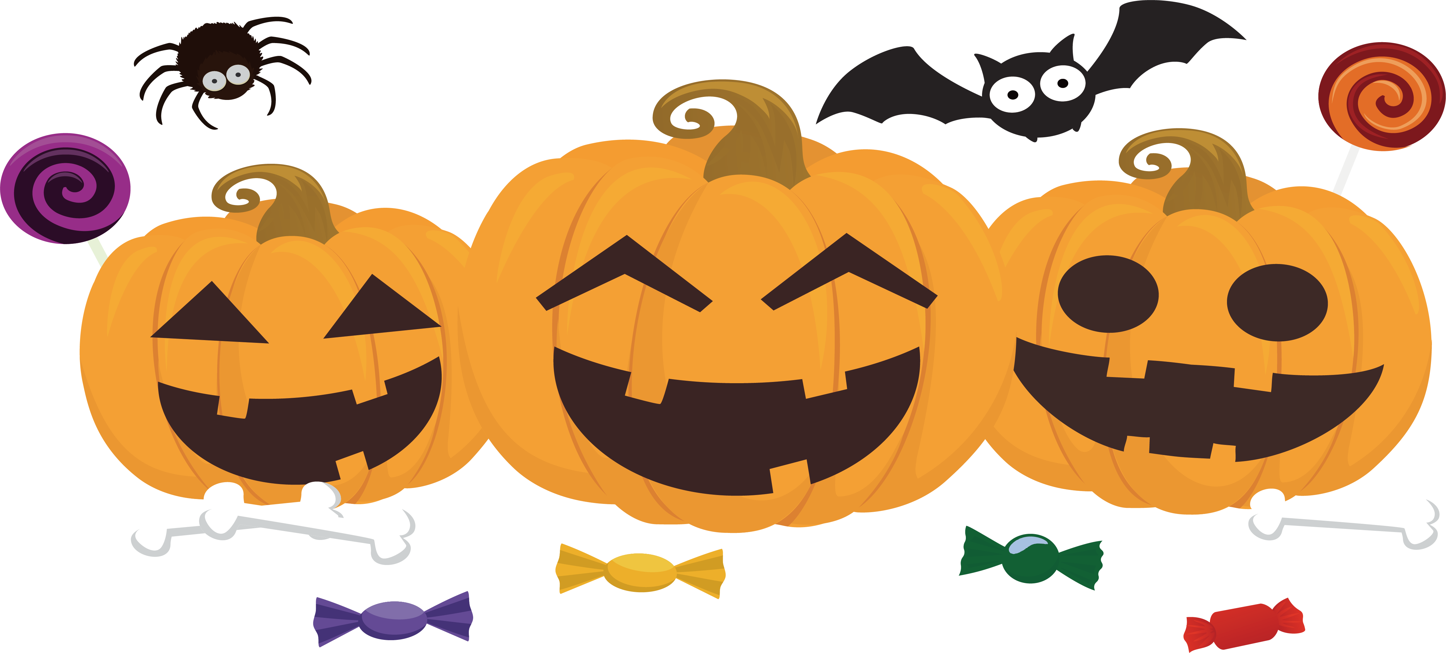 Halloween Candy Trea pc PNG HQ