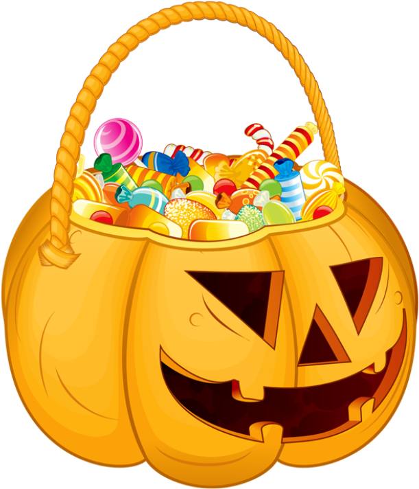 Halloween caramelo Transparente hq