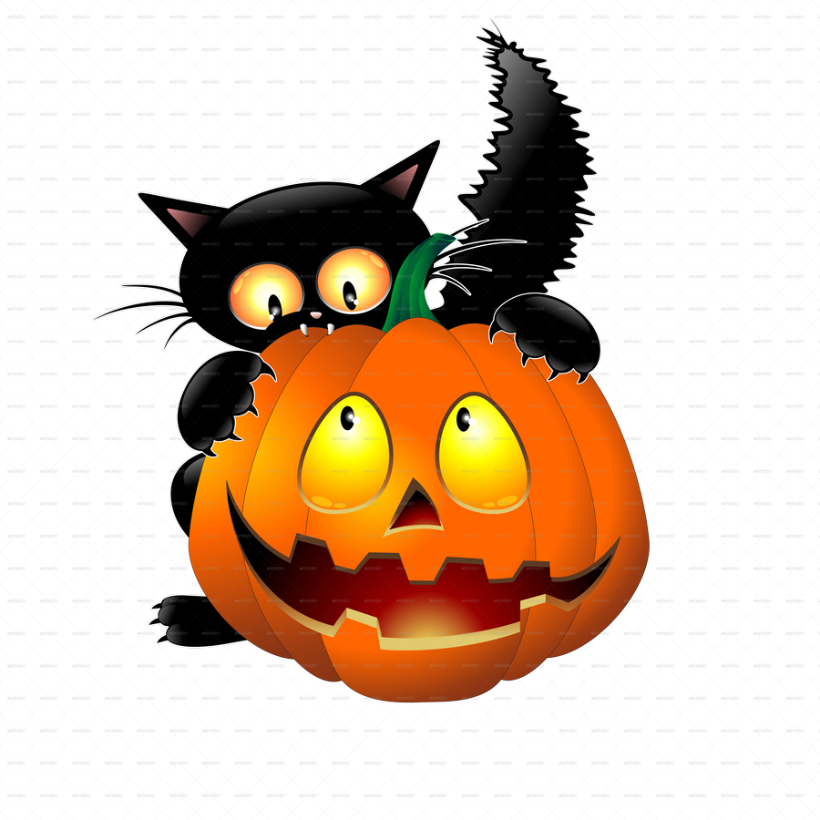 Halloween Cat Transparent Image
