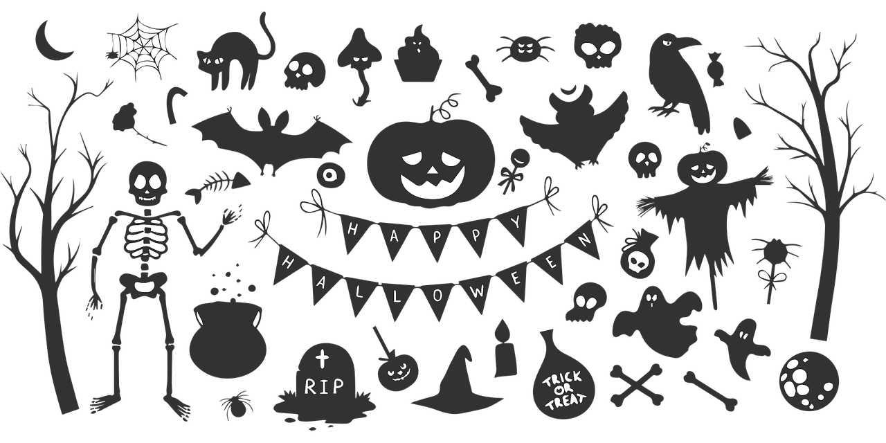 Halloween decor Gratis PNG HQ-afbeelding