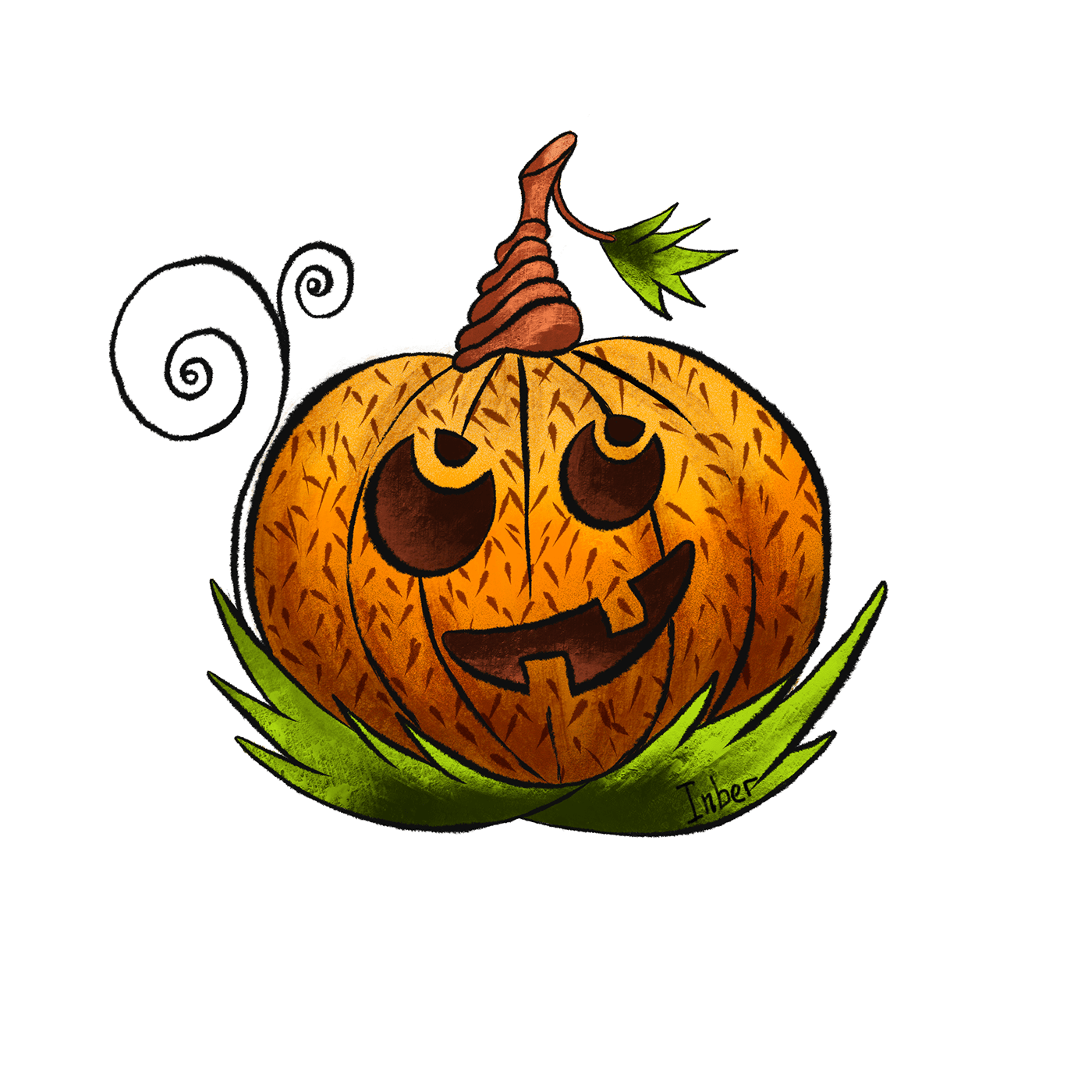 Хэллоуин декор тыквы PNG Image