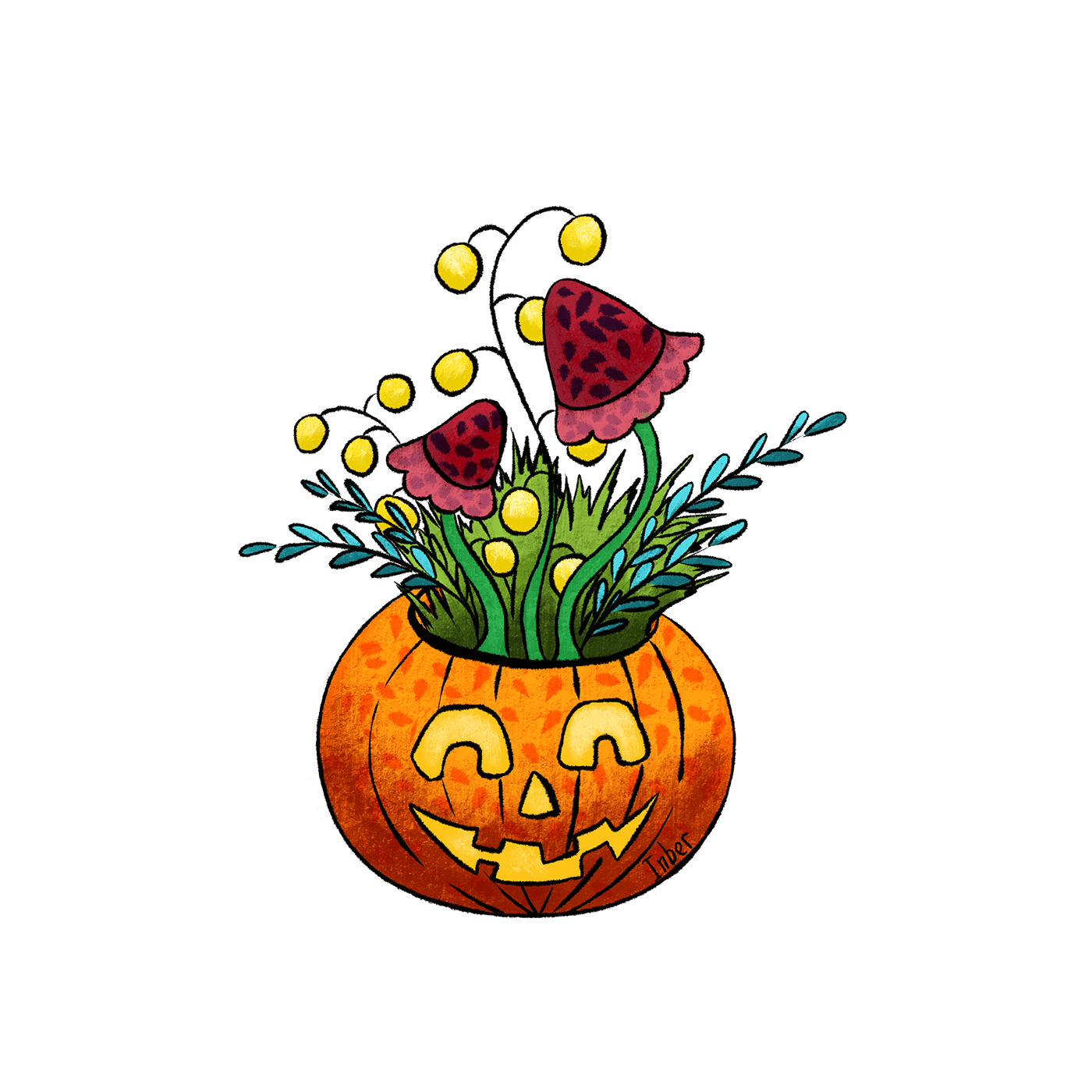 Halloween-Dekor-Kürbis-PNG-Bild