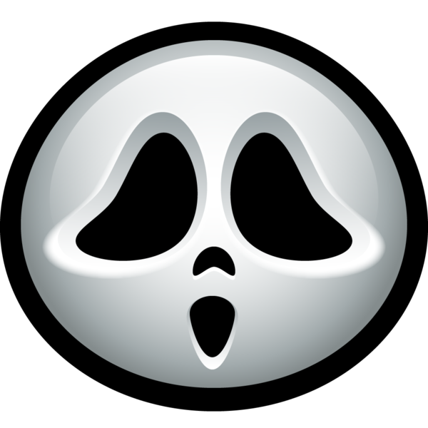 Halloween Face Ghost Gratis PNG-Afbeelding