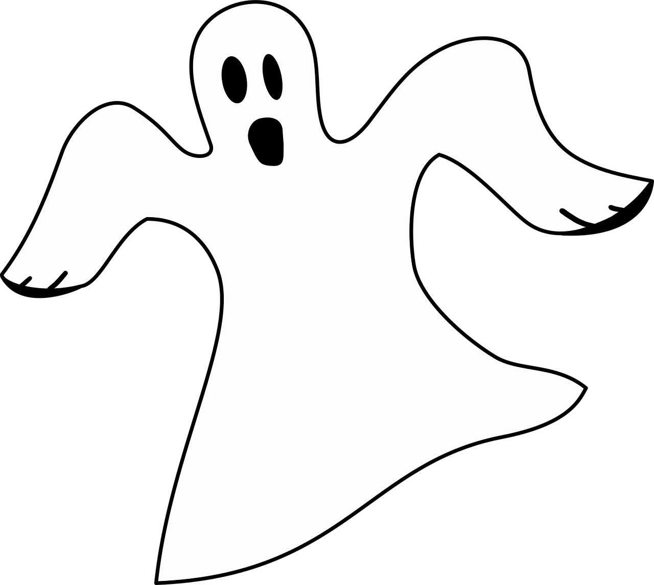 Halloween Ghost PNG-Afbeelding